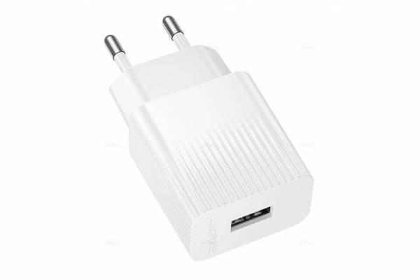 зарядка borofone 10.5W 220V USB BAS71A белая
