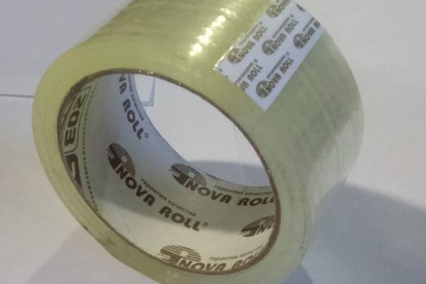 скотч 50/50м коричневый