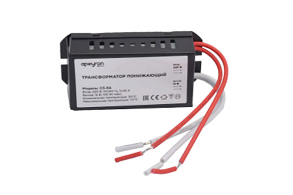 трансформатор электронный 12V 50-150W IP20 APEYRON