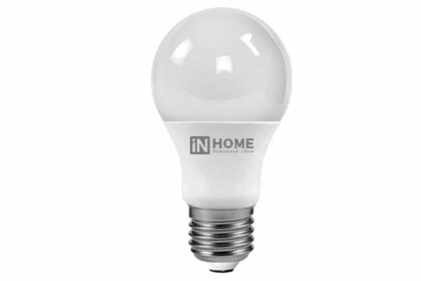 лампа диодная  А60 13Вт E27 6500к IN HOME филамент