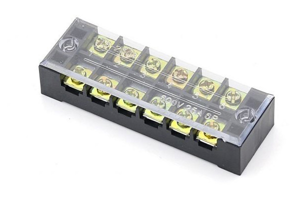 Блок зажимов ТВ-2506 25А 6 клеммных пар IP30