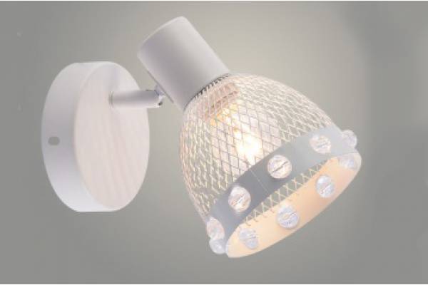 спот DA6118/1 WH белый 1x60W E14