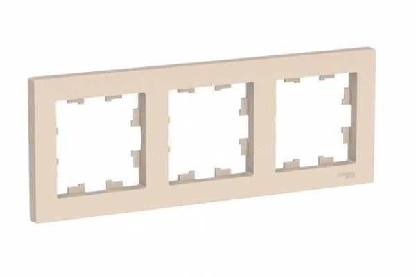 рамка 3-м AtlasDesign универс. беж.