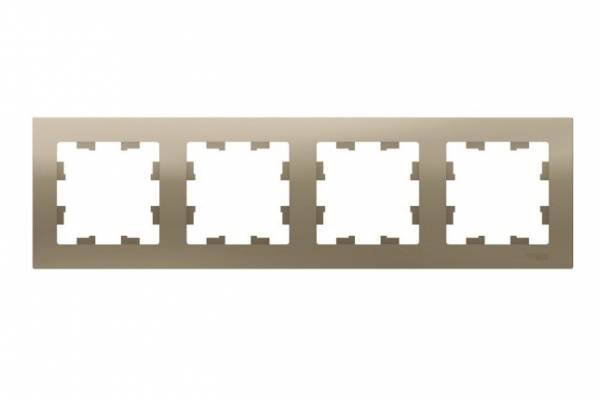 рамка 4-м AtlasDesign универс. шампань