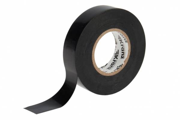изолента ПВХ 19мм (рул.20м) черная Kranz