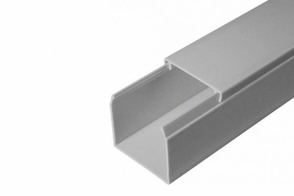 кабель-канал серый 100х60 L2000 с двойн. замком Промрукав