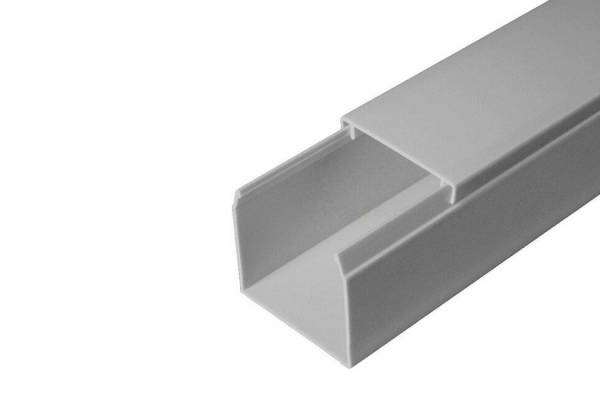 кабель-канал серый 20х10 L2000 с двойн. замком Промрукав