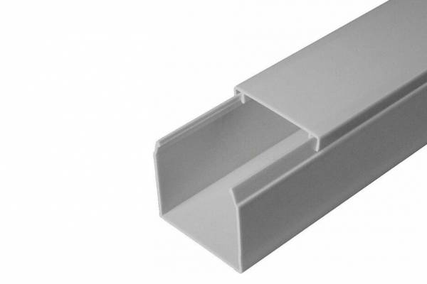 кабель-канал серый 60х60 L2000 с двойн. замком Промрукав