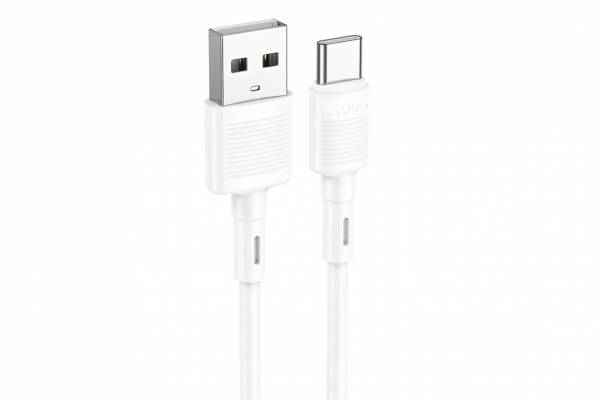 шнур USB-Type-C hoco X83 1м белый