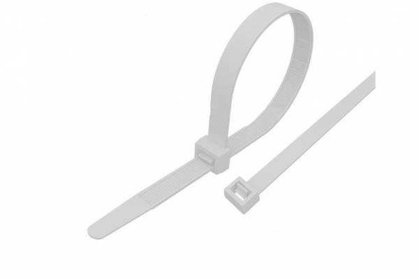 стяжка 400х4,8 100шт нейлон бел. PROCONNECT