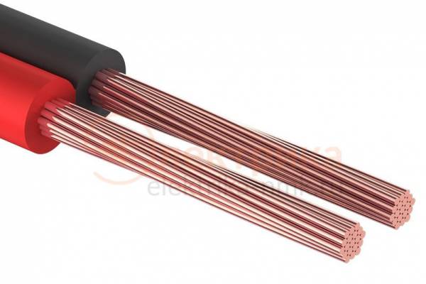 акуст. провод 2х0,25 красно-черный PROCONNECT /100/