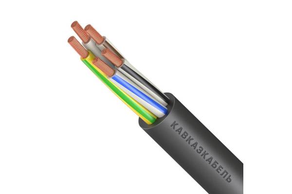 Кабель КГВВнг(А)-LS 5х4 (N PE) 0.66кВ (м) Кавказкабель 060160702