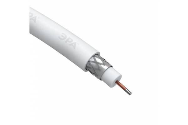 Кабель RG-6U CCS/(оплетка Al 64%PVC 75Ом 100м SIMPLE (м) Эра Б0044597