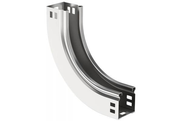 Угол для лотка плавн. 90град. тип В10 ESCA 50х100мм IEK CPV51-0-90-050-100