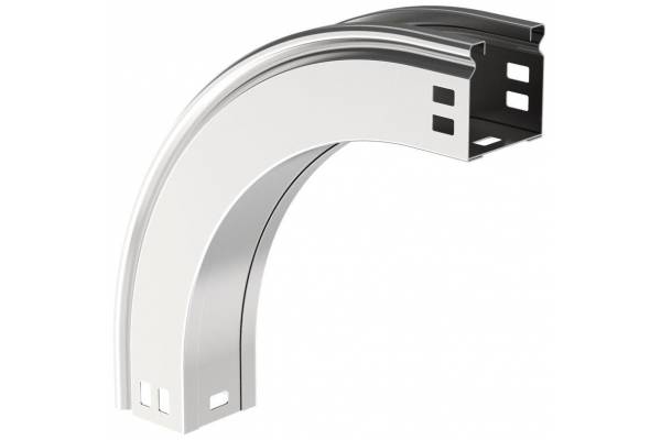 Угол для лотка плавн. 90град. тип В20 ESCA 50х50мм IEK CPV41-0-90-050-050