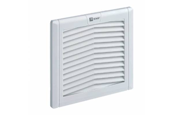 Решетка вентиляционная с фильтром 176x176мм IP54 PROxima EKF EXF170