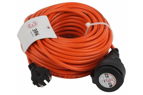 Удлинитель силовой UPx-1-2x1-20m-IP44 в бухте б/з 20м 1гнездо ПВС 2х1 Эра Б0046806