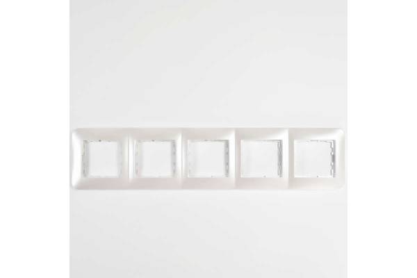 Рамка 5-м KARINA LIFE горизонт. жемчуж./бел. перламутр. LEZARD 708-3000-150