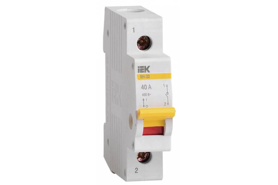 Выключатель нагрузки ВН-32 40А/1П IEK MNV10-1-040