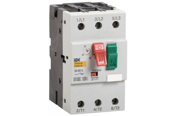 Пускатель ПРК64-40 In=40A Ir=25-40A Ue 660В IEK DMS22-40