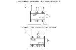 Реле времени RV-01 (задержка вкл. (1..120сек) 230В 16А 1перекл. IP20 монтаж на DIN-рейке) F&F EA02.001.007