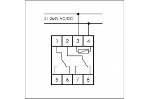 Реле времени PCZ-527 (2канала астрономическое 24-264В AC/DC 2х16А 2перекл. IP20 монтаж на DIN-рейке) F&F EA02.002.006