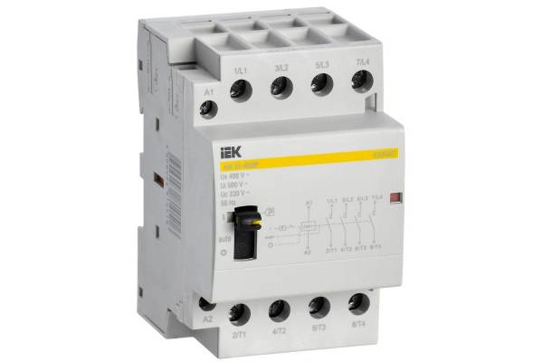 Контактор модульный КМ25-40МР AC с ручным управ. KARAT IEK MKK22-25-40