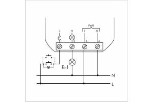 Реле импульсное BIS-402 (для установки в монтажную коробку 230В 8А 1Z IP40) F&F EA01.005.002