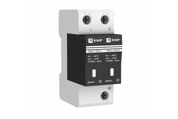 Ограничитель перенапряжения имп. ОПВ-D2 EKF opv-d2