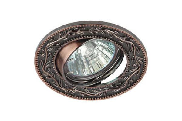 Светильник KL56 SС литой MR16 12В/220В 50Вт медь ЭРА Б0017102