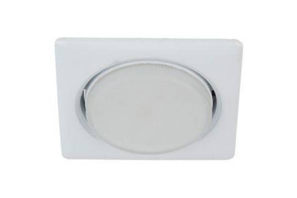 Светильник KL71 WH под лампу GX53 квадр. 220В 13Вт бел. ЭРА Б0017633