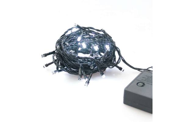 Гирлянда ILD050C-GW 50LED 5м 8 реж. бел. SHlights 4690601041944