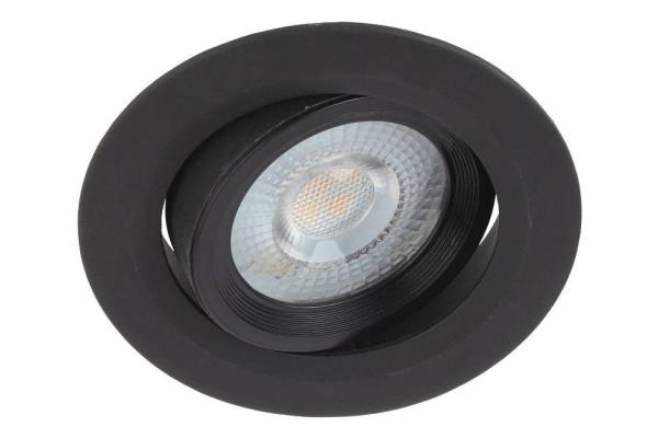 Светильник светодиодный KL LED 22A-5 4K BK круг. поворотн. LED SMD 5Вт 4000К черн. ЭРА Б0039687