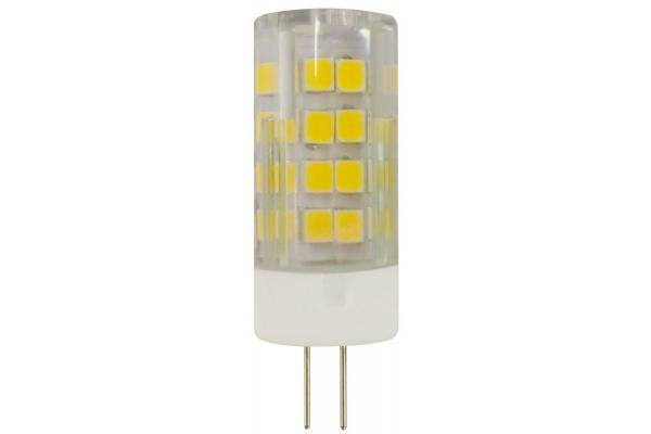 Лампа светодиодная JC-5w-220V-corn ceramics-840-G4 400лм ЭРА Б0027858