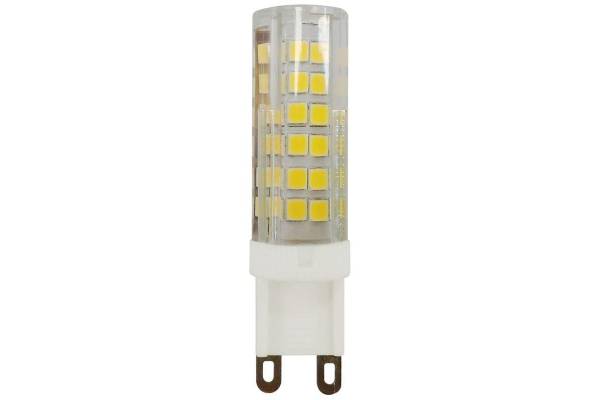 Лампа светодиодная JCD-7w-220V-corn ceramics-840-G9 560лм ЭРА Б0027866