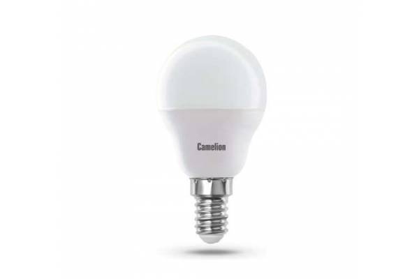 Лампа светодиодная LED7-G45/845/E14 7Вт шар 4500К бел. E14 560лм 220-240В Camelion 12071