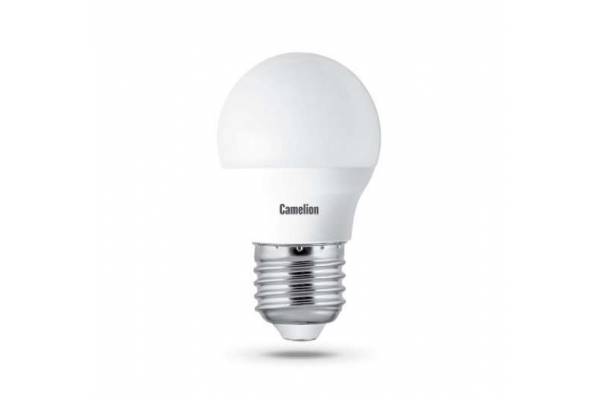Лампа светодиодная LED7-G45/845/E27 7Вт шар 4500К бел. E27 560лм 220-240В Camelion 12072 Лампа светодиодная LED7-G45/845/E27 7Вт шар 4500К бел. E27 560лм 220-240В Camelion 12072