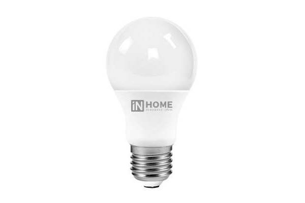 Лампа светодиодная LED-A60-VC 10Вт 230В E27 6500К 900Лм IN HOME 4690612020228