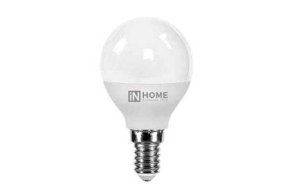 Лампа светодиодная LED-ШАР-VC 8Вт 230В E14 3000К 720лм IN HOME 4690612020549
