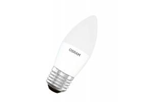 Лампа светодиодная LED STAR CLASSIC B 75 8W/840 8Вт свеча 4000К нейтр. бел. E27 806лм 220-240В матов. пласт. OSRAM 4058075210776