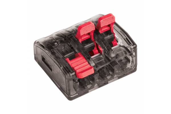 Клемма СМК 221-413 3 отверстия 0.2-4.0кв.мм (уп.100шт) PROxima EKF plc-smk-221-413