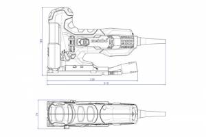 Лобзик STE 100 Quick 710Вт маятн эл-ка кейс Metabo 601100500