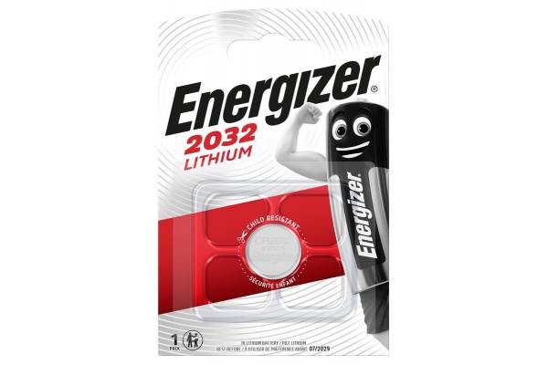 Элемент питания литиевый Lithium CR2032 BL1 (1/10/140) (блист.1шт) Energizer E301021302