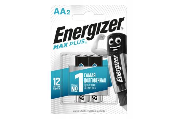 Элемент питания алкалиновый Max Plus LR6/316 BL2 (2/24) (блист.2шт) Energizer E301323102