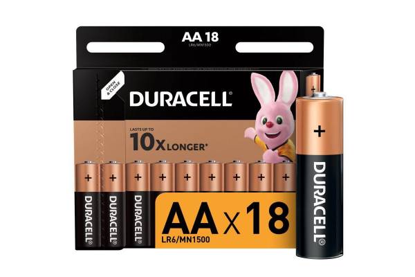 Элемент питания алкалиновый LR6-18BL BASIC (блист.18шт) Duracell Б0014448